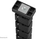 NEOMOUNTS Cable Spine Organizer for sit/stand desk frames magnet mounted black 8
