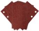 Papier ścierny prostokątny 8 otworów 128 x 78 mm P80 do 04-623, 5 szt. 54-050 1