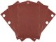 Papier ścierny prostokątny 8 otworów 128 x 78 mm P120 do 04-623, 5 szt. 54-051 1