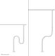 NEOMOUNTS Cable Spine Organizer for sit/stand desk frames screw mounted white 5