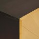 vidaXL Bufet 3 pcs Czarny i złoto 60 x 33 x 75 cm lite drewno mango 7