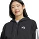 Adidas Bluza damska adidas Essentials 3 Stripes Full Zipp Hoodie czarna JE1283 L 5