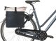Basil Sakwa podwójna na bagażnik BASIL CLOVE DOUBLE PANNIER BAG 28-35L, Universal Bridge System, off-white/black 7