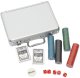 LeanToys Zestaw Do Gry W Pokera Profesjonalny Aluminiowa Walizka 500 el. 2