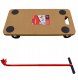 PLATFORMA TRANSPORTOWA Z DYSZLEM DO 200KG, 57,5x30,0cm 4