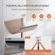 Drzwiczki dla Psa do Drzwi Przesuwnych Aluminiowe Regulacja Wysokości  M 3