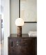 Lampa stołowa Nordlux Kulista lampka nocna LILLY 2213575018 okrągła biała brązowa 3