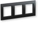 Homematic IP Glasrahmen   3-fach, schwarz 2