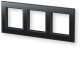 Homematic IP Glasrahmen   3-fach, schwarz 3