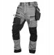 Neo Spodnie robocze DENIM, wzmocnienia Cordura, odpinane kieszenie kaburowe, szare, rozmiar M 1