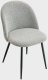 Krzesło tapicerowane  FRESCA Jasnoszare  HOMLA 1