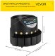 Vevor Liczarka bilonu i sorter monet euro LED automatyczna do biura i sklepu 2