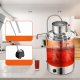 Destylator alkoholowy destylarka alkoholu wina z pompą dwubębnowa 30 L 4