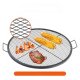 Ruszt do ogniska 91 cm - stalowy z uchwytem - przenośny grill turystyczny 11