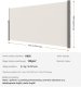 Markiza boczna parawan osłona na taras roleta przeciwsłoneczna 160 x 300 cm 6