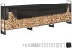 Vevor Stojak na drewno opałowe kominkowe duży kosz metalowy +plandeka 259x36cm 1