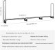 Vevor Stojak na drewno opałowe kominkowe duży kosz metalowy +plandeka 386x36cm 2