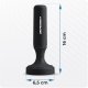 Antena wewnętrzna 360 stopni TV ultra HD 4K Berdsen BD-956 czarna EDUKAMP 3