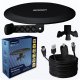 Antena wewnętrzna zewnętrzna TV ultra HD 4K Berdsen BD-955 czarna EDUKAMP 2