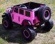 Super-Toys OLBRZYMI JEEP NA AKUMULATOR SPEED, SUPER RÓŻ, MIĘKKIE KOŁA, SIEDZENIE, APLIKACJA/DLS-X15A 16