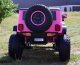 Super-Toys OLBRZYMI JEEP NA AKUMULATOR SPEED, SUPER RÓŻ, MIĘKKIE KOŁA, SIEDZENIE, APLIKACJA/DLS-X15A 20
