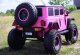 Super-Toys OLBRZYMI JEEP NA AKUMULATOR SPEED, SUPER RÓŻ, MIĘKKIE KOŁA, SIEDZENIE, APLIKACJA/DLS-X15A 21