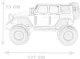 Super-Toys OLBRZYMI JEEP NA AKUMULATOR SPEED, SUPER RÓŻ, MIĘKKIE KOŁA, SIEDZENIE, APLIKACJA/DLS-X15A 26