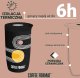 Coffee Format Miętowy kubek termiczny z motywem roślin 350 ml 6