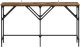 vidaXL Konsola Stare drewno 140 x 29 x 75 cm Materiał drewnopochodny 4