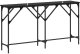 vidaXL Konsola Czarny dąb 140 x 29 x 75 cm Materiał drewnopochodny 6