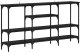 vidaXL Konsola Czarny dąb 160 x 29 x 80 cm Materiał drewnopochodny 2