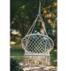 Black Forest Hammock, woven hanging chair 80x60cm ecru 4