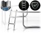 Neo-Sport NeoSport Drabinka do trampoliny 312-435cm 10-14ft 2-stopniowa 5