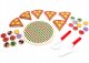 TG50033 DREWNIANA PIZZA DO KROJENIA UKŁADANKA NA RZEP RZEPY AKCESORIA NÓŻ 3