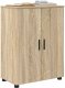 vidaXL Szafka Łazienkowa z półką z drzwiami dąb sonoma 60 x 35 x 80 cm 3