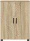 vidaXL Szafka Łazienkowa z półką z drzwiami dąb sonoma 60 x 35 x 80 cm 6