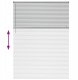 Żaluzja okienna z zasłonami ręczne Srebrny Aluminium Lumarko! 12