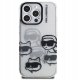 Etui Karl Lagerfeld IML Multi K&C Head Pattern do iPhone 16 Pro Max przezroczysty 3