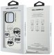 Etui Karl Lagerfeld IML Multi K&C Head Pattern do iPhone 16 Pro Max przezroczysty 8