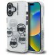 Etui Karl Lagerfeld IML Multi K&C Head Pattern do iPhone 16 przezroczysty 1
