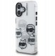 Etui Karl Lagerfeld IML Multi K&C Head Pattern do iPhone 16 przezroczysty 2