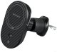 Uchwyt samochodowy z ładowarką bezprzewodową PITAKA MagEZ Pro 2 Qi2 15W NFC Magsafe czarno szary 1