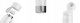 Butelka filtrująca Wessper B2 STAINLESS STEEL Actitex™ 700ml White (WES276-700-WH_K) 2