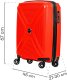 Średnia walizka SwissBags Cross-Box 67 cm czerwony Uniwersalny 12