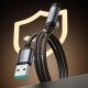 Kabel USB Joyroom USB-A - USB-C 1.2 m Czarny (6956116764692) 5