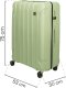 Duża walizka SwissBags Tourist 75 cm zielony Uniwersalny 12
