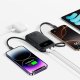 Powerbank Baseus EnerFill FC31 20000mAh 22.5W z wyświetlaczem cyfrowym i 2 wbudowanymi kablami (USB-C + Lightning) - czarny 9