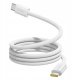 Kabel USB Baseus USB-C - USB-C 1 m Biały (6932172691370) 2