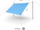 Plandeka Nils Extreme NC17111 płachta biwakowa kempingowa 230x140 cm Nils Camp 4