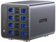 Kieszeń Unitek Obudowa RAID do dysku SATA 2.5''/3.5'' 8 trybów 80TB USB-C 6